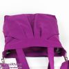 Purple Cotton Canvas Shoulder Bag