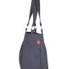 Dark Grey Canvas Shoulder Bag