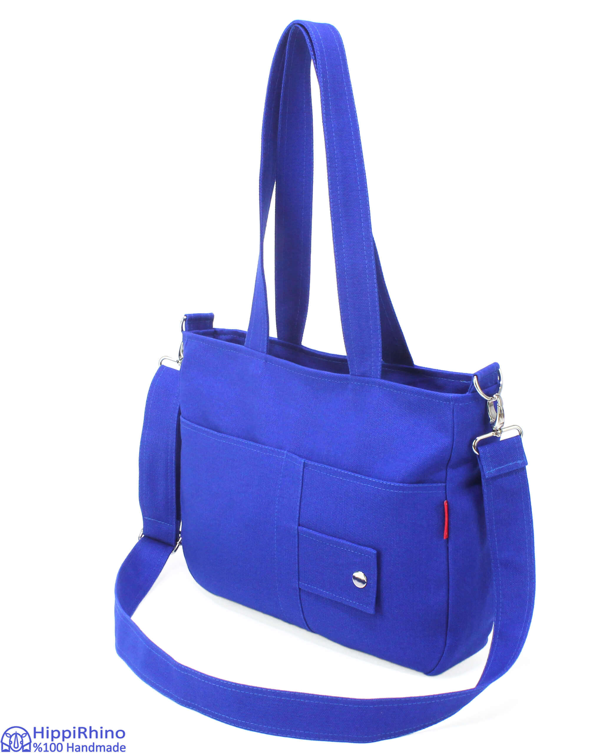 Navy Blue Messenger Bag Unisex College Bag Crossbody Long Adjustable Strap  Handmade Big Pocket Large Bag Zippered Close Durable Bag Washable -  Hippirhino Purses Totes Custom Personalized Handmade Bags