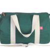 Green Washable Cotton Duffle Duffel Bag