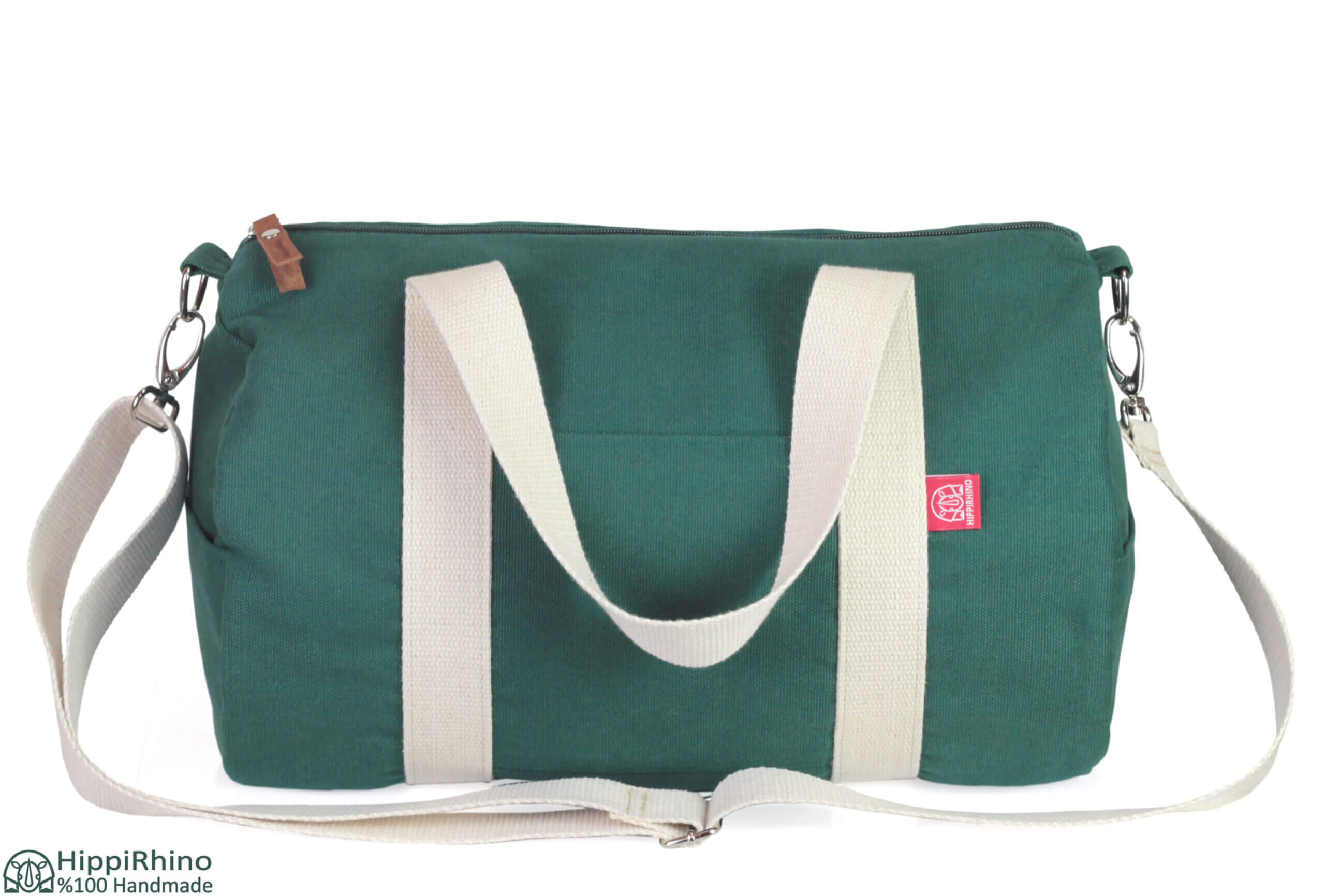 Duffle Bag colorful Thai Hill Tribe stripes - Boho Weekender bag,Overnight  Travel bag Tote weekend bag,Handmade Woven bag, Large Work bag