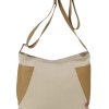 Two Color Canvas Hobo Bag