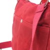 Red Waxed Canvas Tote Bag