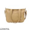 Camel Shoulder Crossbody Cotton Canvas Washable Messenger Bag