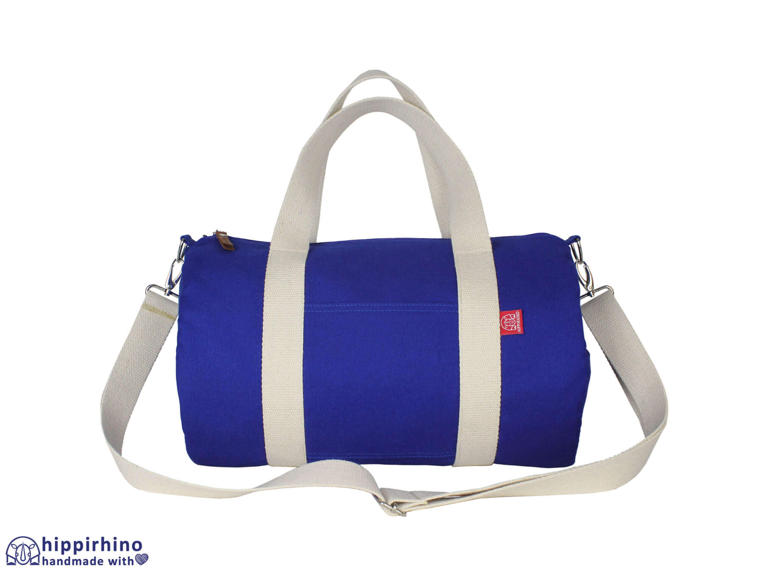 Blue Canvas Duffle Bag, Overnight Bag, Dance Bag Weekend Travel Bag ...