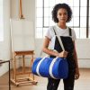 Blue Canvas Duffle Bag, Overnight Bag, Dance Bag Weekend Travel Bag, Gym Sports Bag, Eco-Friendly, Boys Girls Teens Mom Bridesmaid Gift Bag Handcrafted reusable tote with custom embroidery for shopping and travel, bolsa de tela personalizada hecha a mano, handgefertigte Stofftasche mit Personalisierung, sac en toile personnalise fait main, borsa di tela personalizzata artigianale, gepersonaliseerde canvas tas handgemaakt, 帆布手提包, 手作りトートバッグ, कस्टम बैग, حقيبة قماش مخصصة, bolsa personalizada artesanal, 맞춤 가방, eco friendly cotton bag with monogram option, washable fabric shopper for women and men, unique gift ideaRetry