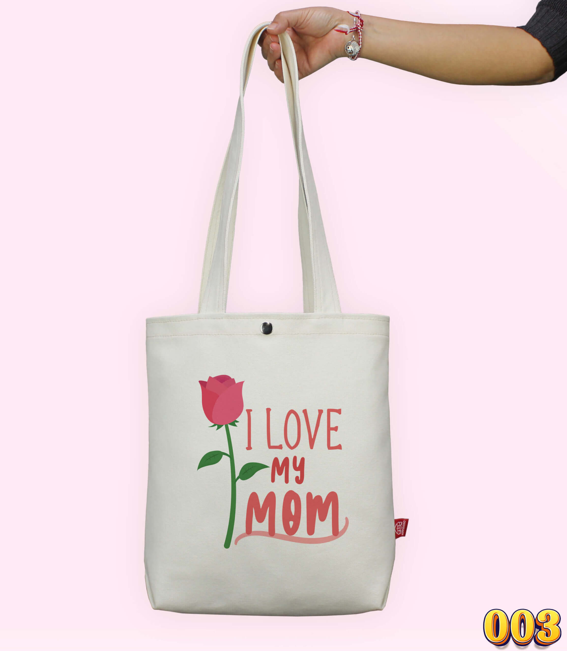 Hand-Painted Shopping Bags For Mom - Make and Takes