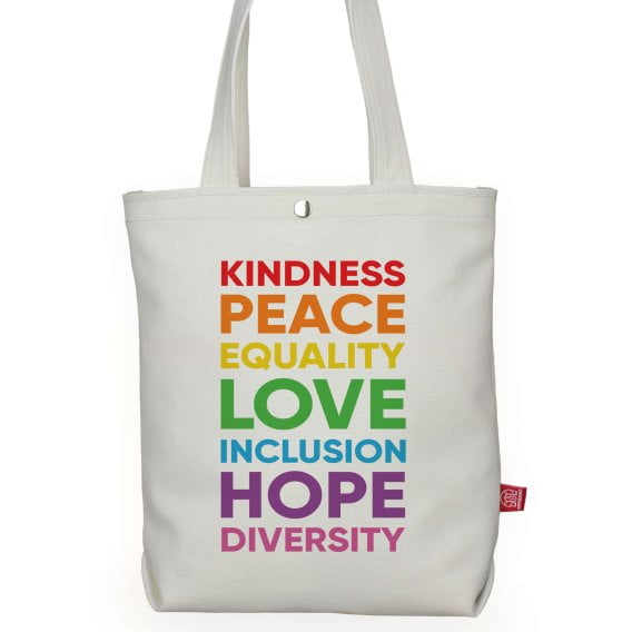 LGBT Pride Colorful Trans Gay Pride Bisexual Lesbian Rainbow Shopping Tote Bag