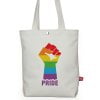 LGBT Pride Colorful Trans Gay Pride Bisexual Lesbian Rainbow Shopping Tote Bag