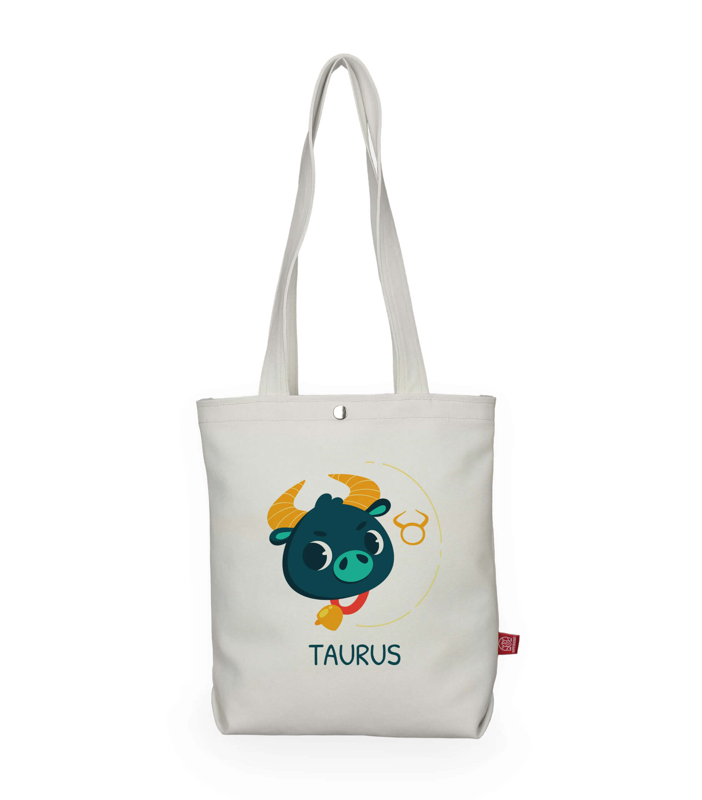 Taurus Astrology Zodiac Sign Cotton Canvas Tote Bag