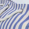 Striped Beach Large Bag with Pouch Rope Handle Shoulder Tote Bag