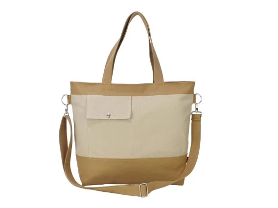 Two tone shoulder messenger bag canvas crossbody tote with zipper closure eco carryall sac bandoulière bicolore bolsa cruzada ecológica borsa a tracolla due colori Umhängetasche zweifarbig draagtas katoen ritssluiting 帆布バッグ ショルダーバッグ カジュアルバッグ कंधे का बैग कपड़े का बैग حقيبة كروس قماشية bolsa de ombro ecológica 에코 크로스백