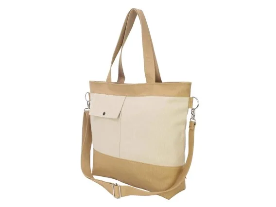 Two tone shoulder messenger bag canvas crossbody tote with zipper closure eco carryall sac bandoulière bicolore bolsa cruzada ecológica borsa a tracolla due colori Umhängetasche zweifarbig draagtas katoen ritssluiting 帆布バッグ ショルダーバッグ カジュアルバッグ कंधे का बैग कपड़े का बैग حقيبة كروس قماشية bolsa de ombro ecológica 에코 크로스백