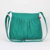 Sea Green Canvas Crossbody Bag Pleated Washable Shoulder Hobo Purse Bag Cute Tote Women's cotton tote with adjustable strap for daily use, bolsa de lona verde para mujer, grune Umhangetasche aus Stoff, sac bandouliere femme tissu, borsa a tracolla donna tessuto, groene schoudertas dames, 帆布包, キャンバスバッグ, कैनवास बैग, حقيبة قماش, bolsa de ombro feminina, 캔버스백, reusable fabric handbag with zipper closure, lightweight travel bag for womenRetry