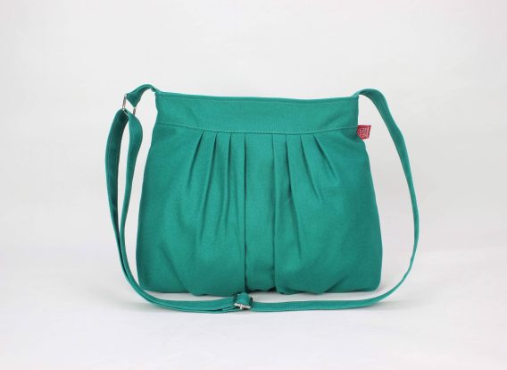 Sea Green Canvas Crossbody Bag Pleated Washable Shoulder Hobo Purse Bag Cute Tote Women's cotton tote with adjustable strap for daily use, bolsa de lona verde para mujer, grune Umhangetasche aus Stoff, sac bandouliere femme tissu, borsa a tracolla donna tessuto, groene schoudertas dames, 帆布包, キャンバスバッグ, कैनवास बैग, حقيبة قماش, bolsa de ombro feminina, 캔버스백, reusable fabric handbag with zipper closure, lightweight travel bag for womenRetry
