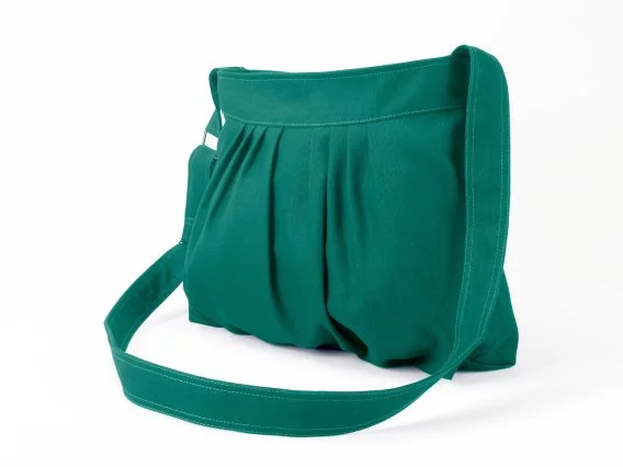 Green Woven Vegan Leather Basket Bag Handbags With Purse Insert | Baginning
