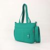 Sea Green Canvas Shoulder Crossbody Purse Bag Washable Minimalist Everyday Cute Bag