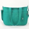 Sea Green Canvas Shoulder Crossbody Purse Bag Washable Minimalist Everyday Cute Bag