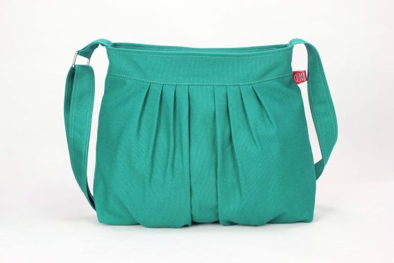 Sea Green Canvas Crossbody Bag Pleated Washable Shoulder Hobo Purse Bag Cute Tote Women's cotton tote with adjustable strap for daily use, bolsa de lona verde para mujer, grune Umhangetasche aus Stoff, sac bandouliere femme tissu, borsa a tracolla donna tessuto, groene schoudertas dames, 帆布包, キャンバスバッグ, कैनवास बैग, حقيبة قماش, bolsa de ombro feminina, 캔버스백, reusable fabric handbag with zipper closure, lightweight travel bag for womenRetry