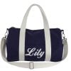 Blue Personalized Duffle Bag Embroidered Duffel Monogrammed Custom Gym Sport Embridery