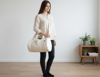 Organic Duffel Bag Raw Cotton Duffle for Women and Men Natural Eco Washable Canvas Gym Fitness Travel Weekender Beach College Barrel Bag Handcrafted reusable tote with custom embroidery for shopping and travel, bolsa de tela personalizada hecha a mano, handgefertigte Stofftasche mit Personalisierung, sac en toile personnalise fait main, borsa di tela personalizzata artigianale, gepersonaliseerde canvas tas handgemaakt, 帆布手提包, 手作りトートバッグ, कस्टम बैग, حقيبة قماش مخصصة, bolsa personalizada artesanal, 맞춤 가방, eco friendly cotton bag with monogram option, washable fabric shopper for women and men, unique gift ideaRetry
