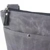 Dark Gray Waxed Crosboddy Canvas Tote Bag Medium Size Webbing Strap Messenger Bag Minimalist shoulder sling utility bag everyday carry sac bandoulière gris foncé Umhängetasche mittelgroß borsa a tracolla gris oscuro bolso cruzado bolso de lona draagtas donkergrijs ショルダーバッグ 캔버스バッグ حقيبة كروس قماشيةショッピングバッグ कैनवास बैग