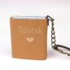 Photo Album Keychain Custom Engraved Genuine Leather Keyring Mini Personalized Album Anniversary Birthday Gift Mother Dad Love Girlfriend