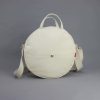 Circle Bag Natural Organic Raw Cotton Round Bag