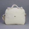 Pure Cotton Bag Short Rope Handle Natural Eco Canvas Tote Bag Crossbody Messenger