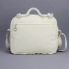 Pure Cotton Bag Short Rope Handle Natural Eco Canvas Tote Bag Crossbody Messenger