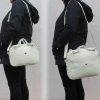 Pure Cotton Bag Short Rope Handle Natural Eco Canvas Tote Bag Crossbody Messenger