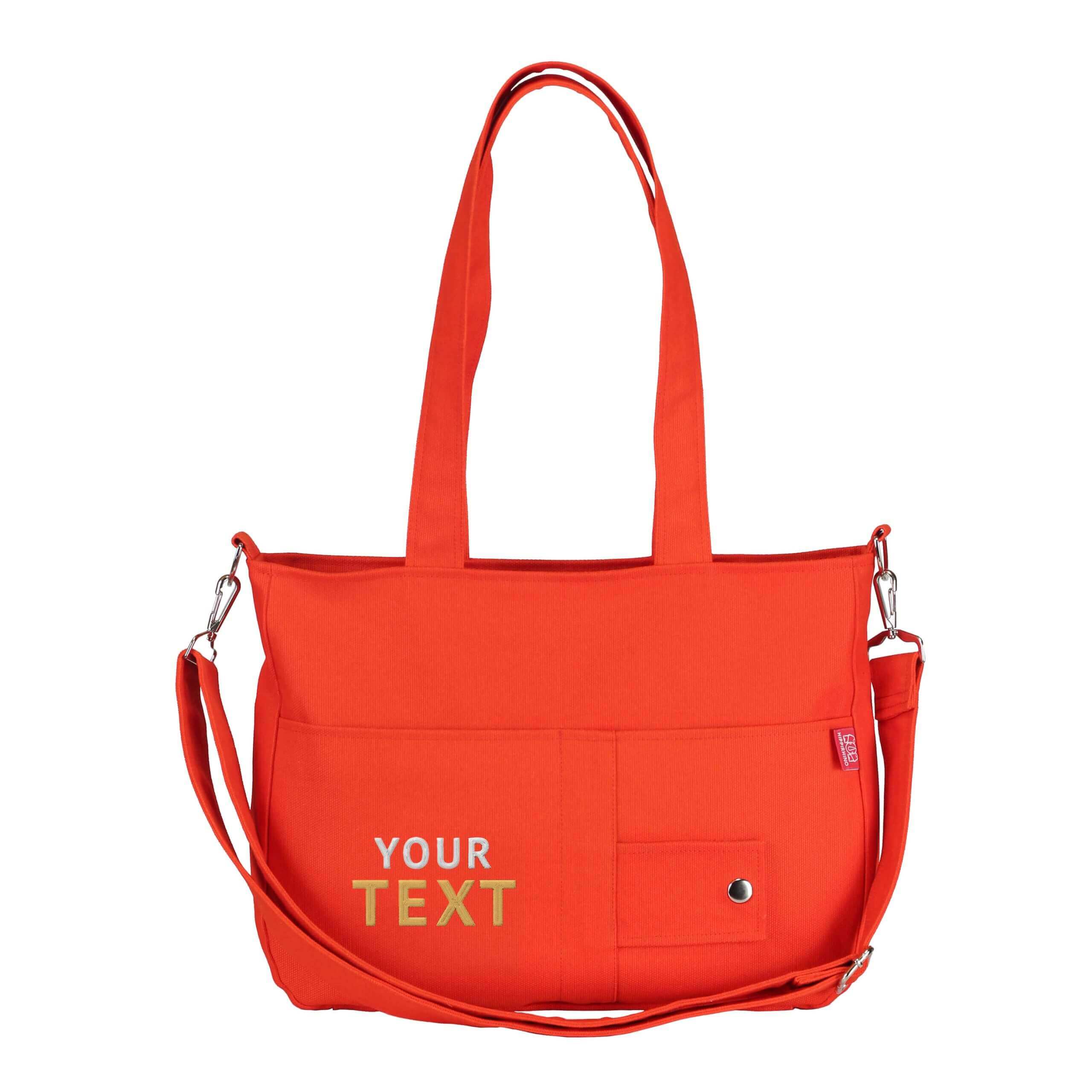 Custom Image Handbag Embroidered Personalized Canvas Handmade Bag Custom Gifts