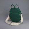 Grass Green Round Bag Crossbody Shoulder Women Circle Canvas Cotton Medium Mini Purse