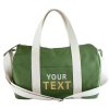 Light Military Green Personalized Embroidered Duffel Bag - Custom Travel Bag for Men & Women - Unique Gym Bag - Monogrammed Duffle Bag - Durable & Stylish Bag