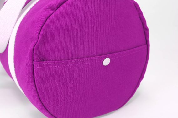 Purple Duffle Bag Medium Size Mini Duffel Bag Sports Workout Bag for Men & Women Fitness Gym Bag %100 Cotton Canvas Carry-On Bag Small Barrel Bag