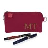 Handmade Personalized Embroidered Pencil Case Custom Name Zipper Pouch Back to School Gift for Kids Students Teachers Supplies Unique Gift Maroon personalized embroidered pencil case custom name cotton canvas handmade pouch monogram gift back to school estuche personalizado bordado nombre algodon hecho a mano regalo escolar portalapices artesanal personalisierte bestickte Federtasche Name Baumwolle handgemacht Geschenk Federmäppchen Stickerei Canvas handgefertigt Stifte Etui Schule trousse personnalisée brodée prénom coton fait main cadeau école pochette crayons broderie canvas artisanal astuccio personalizzato ricamato nome cotone fatto a mano regalo scuola portapenne ricamo canvas artigianale portamatiteStudente dingzhi cixiu mingzi bimao mianbu shougong qianbi dai gexinghua xingming weniju bao lipin xueshengRetry