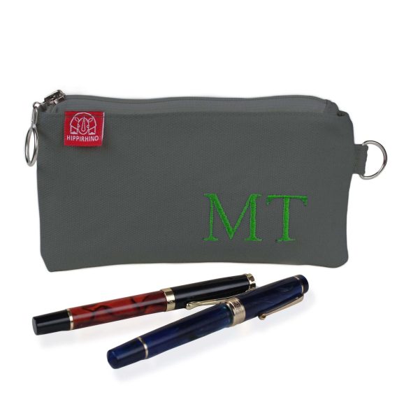 Pencil Case Cotton Canvas Personalized Pen Holder Embroidered Name Initials Custom Order Bag Pencil Pouch Zipper Teacher Gift Monogrammed Gray personalized embroidered pencil case custom name cotton canvas handmade pouch monogram gift back to school estuche personalizado bordado nombre algodon hecho a mano regalo escolar portalapices artesanal personalisierte bestickte Federtasche Name Baumwolle handgemacht Geschenk Federmäppchen Stickerei Canvas handgefertigt Stifte Etui Schule trousse personnalisée brodée prénom coton fait main cadeau école pochette crayons broderie canvas artisanal astuccio personalizzato ricamato nome cotone fatto a mano regalo scuola portapenne ricamo canvas artigianale portamatiteStudente dingzhi cixiu mingzi bimao mianbu shougong qianbi dai gexinghua xingming weniju bao lipin xueshengRetry