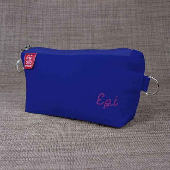 Embroidered Pencil Case with Name Pencil Storage Personalized Zipper Pouch Monogram Travel Bag Fountain Pen Case Handmade Makeup Bag Gifts Sax Blue Handmade personalized cotton canvas pencil pouch embroidered name case gift idea custom cosmetic bag school organizer estuche personalizado hecho a mano Federmäppchen Baumwolle mit Namen personnalisé trousse brodée astuccio personalizzato fatto a mano 帆布笔袋 定制礼物 キャンバスペンケース 名入れ バッグ regalo unico organizer maquillage