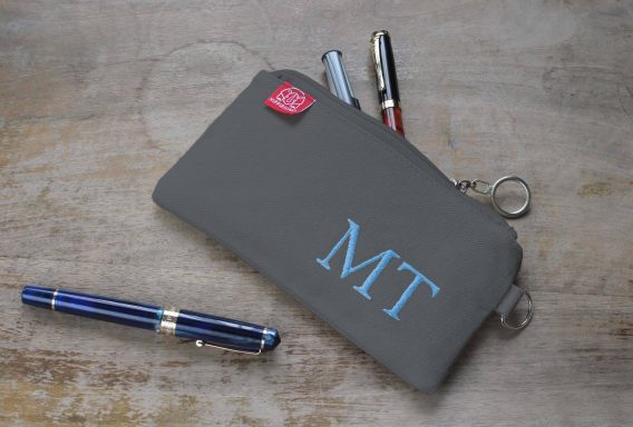 Pencil Case Cotton Canvas Personalized Pen Holder Embroidered Name Initials Custom Order Bag Pencil Pouch Zipper Teacher Gift Monogrammed Gray personalized embroidered pencil case custom name cotton canvas handmade pouch monogram gift back to school estuche personalizado bordado nombre algodon hecho a mano regalo escolar portalapices artesanal personalisierte bestickte Federtasche Name Baumwolle handgemacht Geschenk Federmäppchen Stickerei Canvas handgefertigt Stifte Etui Schule trousse personnalisée brodée prénom coton fait main cadeau école pochette crayons broderie canvas artisanal astuccio personalizzato ricamato nome cotone fatto a mano regalo scuola portapenne ricamo canvas artigianale portamatiteStudente dingzhi cixiu mingzi bimao mianbu shougong qianbi dai gexinghua xingming weniju bao lipin xueshengRetry
