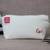 Personalized Name Pencil Case Small Cosmetic and Travel Pouch Embroidered Initials Natural Raw Cotton Zippered Bag Pouches Custom School Gifts Handmade personalized cotton canvas pencil pouch embroidered name case gift idea custom cosmetic bag school organizer estuche personalizado hecho a mano Federmäppchen Baumwolle mit Namen personnalisé trousse brodée astuccio personalizzato fatto a mano 帆布笔袋 定制礼物 キャンバスペンケース 名入れ バッグ regalo unico organizer maquillage