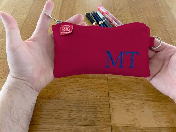 Handmade Personalized Embroidered Pencil Case Custom Name Zipper Pouch Back to School Gift for Kids Students Teachers Supplies Unique Gift Maroon personalized embroidered pencil case custom name cotton canvas handmade pouch monogram gift back to school estuche personalizado bordado nombre algodon hecho a mano regalo escolar portalapices artesanal personalisierte bestickte Federtasche Name Baumwolle handgemacht Geschenk Federmäppchen Stickerei Canvas handgefertigt Stifte Etui Schule trousse personnalisée brodée prénom coton fait main cadeau école pochette crayons broderie canvas artisanal astuccio personalizzato ricamato nome cotone fatto a mano regalo scuola portapenne ricamo canvas artigianale portamatiteStudente dingzhi cixiu mingzi bimao mianbu shougong qianbi dai gexinghua xingming weniju bao lipin xueshengRetry
