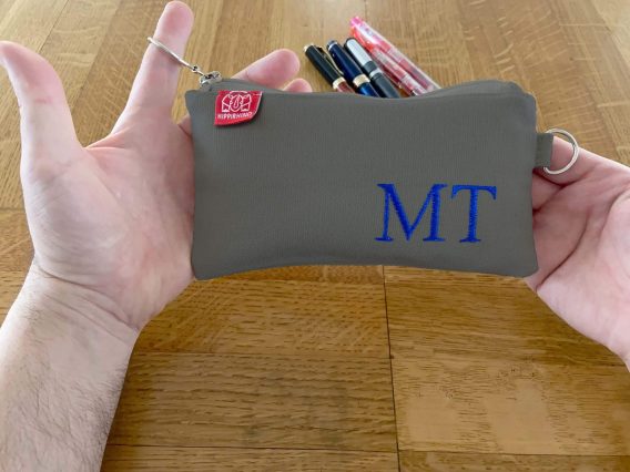 Pencil Case Cotton Canvas Personalized Pen Holder Embroidered Name Initials Custom Order Bag Pencil Pouch Zipper Teacher Gift Monogrammed Gray personalized embroidered pencil case custom name cotton canvas handmade pouch monogram gift back to school estuche personalizado bordado nombre algodon hecho a mano regalo escolar portalapices artesanal personalisierte bestickte Federtasche Name Baumwolle handgemacht Geschenk Federmäppchen Stickerei Canvas handgefertigt Stifte Etui Schule trousse personnalisée brodée prénom coton fait main cadeau école pochette crayons broderie canvas artisanal astuccio personalizzato ricamato nome cotone fatto a mano regalo scuola portapenne ricamo canvas artigianale portamatiteStudente dingzhi cixiu mingzi bimao mianbu shougong qianbi dai gexinghua xingming weniju bao lipin xueshengRetry