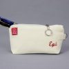 Personalized Name Pencil Case Small Cosmetic and Travel Pouch Embroidered Initials Natural Raw Cotton Zippered Bag Pouches Custom School Gifts Handmade personalized cotton canvas pencil pouch embroidered name case gift idea custom cosmetic bag school organizer estuche personalizado hecho a mano Federmäppchen Baumwolle mit Namen personnalisé trousse brodée astuccio personalizzato fatto a mano 帆布笔袋 定制礼物 キャンバスペンケース 名入れ バッグ regalo unico organizer maquillage