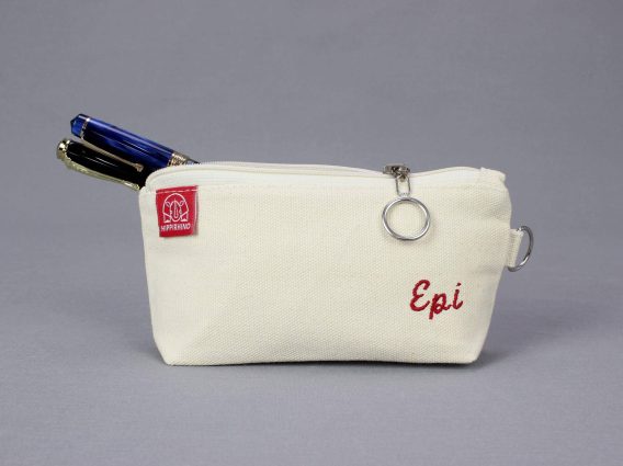 Personalized Name Pencil Case Small Cosmetic and Travel Pouch Embroidered Initials Natural Raw Cotton Zippered Bag Pouches Custom School Gifts Handmade personalized cotton canvas pencil pouch embroidered name case gift idea custom cosmetic bag school organizer estuche personalizado hecho a mano Federmäppchen Baumwolle mit Namen personnalisé trousse brodée astuccio personalizzato fatto a mano 帆布笔袋 定制礼物 キャンバスペンケース 名入れ バッグ regalo unico organizer maquillage