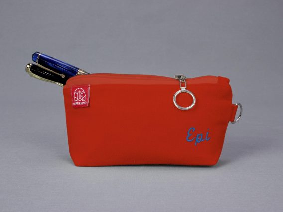Personalized Embroidered Pencil Case Handmade Custom Name Pouch Fountain Pen Back to School Gift for Girls Boys Stationery Organizer Bag Orange Handmade personalized cotton canvas pencil pouch embroidered name case gift idea custom cosmetic bag school organizer estuche personalizado hecho a mano Federmäppchen Baumwolle mit Namen personnalisé trousse brodée astuccio personalizzato fatto a mano 帆布笔袋 定制礼物 キャンバスペンケース 名入れ バッグ regalo unico organizer maquillage