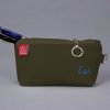 Personalized Embroidered Pencil Case Handmade Custom Name Pouch Fountain Pen Back to School Gift for Girls Boys Stationery Organizer Bag Dark Military Green Handmade personalized cotton canvas pencil pouch embroidered name case gift idea custom cosmetic bag school organizer estuche personalizado hecho a mano Federmäppchen Baumwolle mit Namen personnalisé trousse brodée astuccio personalizzato fatto a mano 帆布笔袋 定制礼物 キャンバスペンケース 名入れ バッグ regalo unico organizer maquillage