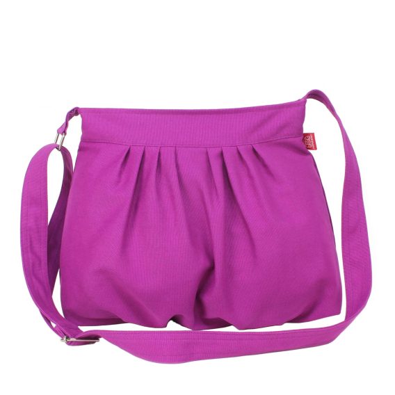 Purple Cotton Canvas Bag Pleated Design Adjustable Strap Purse Minimalist Everyday Bag for Women Stylish Fabric Tote Handmade Bag Carryall Womens shoulder satchel with gathered detail and customizable length, bolsa de hombro morada con pliegues para mujer, lila Umhangetasche mit verstellbarem Riemen, sac a main violet plisse avec bandouliere reglable, borsa a spalla viola pieghettata con tracolla regolabile, paarse schoudertas met verstelbare riem, 紫色肩包, パープルショルダーバッグ, बैंगनी बैग, حقيبة بنفسجية, bolsa roxa transversal, 퍼플 숄더백, chic lavender crossbody with ruched accents for daily use lightweight textile accessoryRetry