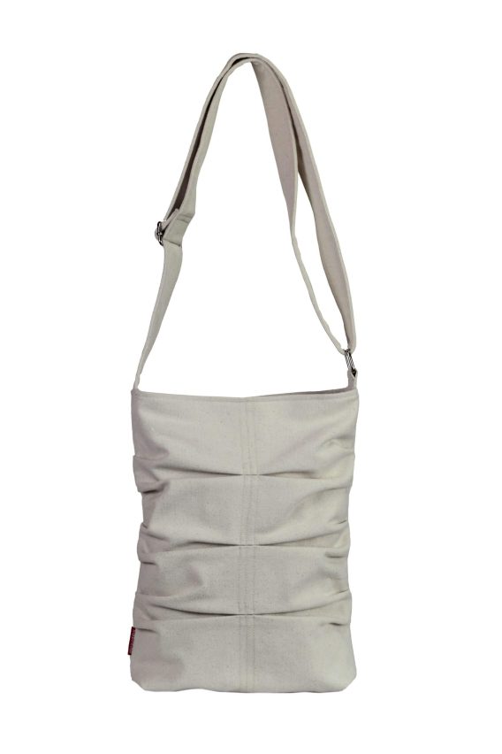 Handmade Cotton Canvas Pleated Crossbody Bag with Adjustable Strap Eco Friendly Minimalist shoulder for Everyday Casual Use Handbag Purse Cream Raw Cotton Womens beige messenger with gathered detail and customizable length sustainable fabric, bolsa de lona beige con pliegues y correa ajustable estilo sostenible, naturfarbene Umhangetasche mit verstellbarem Riemen nachhaltig, sac bandouliere beige plisse ecologique avec bretelle reglable, borsa a tracolla beige pieghettata ecologica con tracolla regolabile, natuurlijke schoudertas met verstelbare riem duurzaam, 米色帆布包, ナチュラルショルダーバッグ, इको बैग, حقيبة قماش طبيعية, bolsa transversal bege ecologica, 에코 숄더백, natural textile accessory with ruched accents reusable tote lightweight travel companion artisan made veganRetry