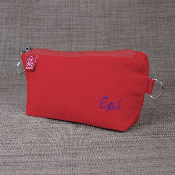 with Embroidered Name Personalized Gift for Travel Medicine Makeup or Essentials Storage Cotton Bag
