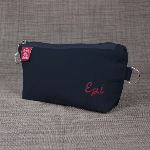 Custom Black Canvas Pencil Case Zip Pouch with Embroidered Name Personalized Gift for Travel Medicine Makeup Essentials Storage Cotton Bag Handmade personalized cotton canvas pencil pouch embroidered name case gift idea custom cosmetic bag school organizer estuche personalizado hecho a mano Federmäppchen Baumwolle mit Namen personnalisé trousse brodée astuccio personalizzato fatto a mano 帆布笔袋 定制礼物 キャンバスペンケース 名入れ バッグ regalo unico organizer maquillage